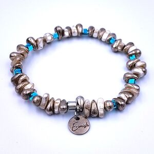 Singular Beaded Ermish Stretch Bracelet